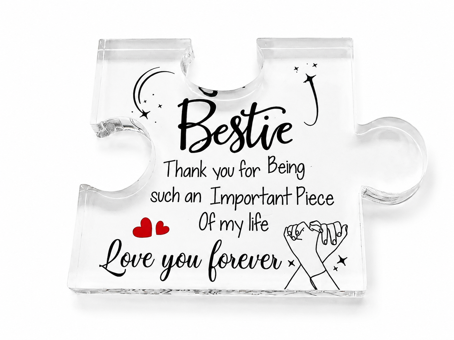 Bestie Love You Forever Puzzle Piece