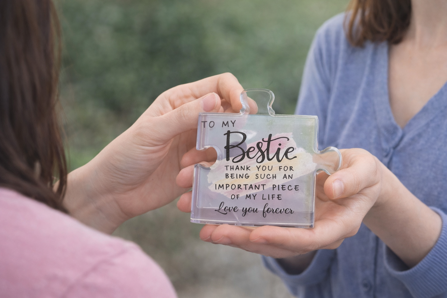 Bestie Love You Forever Puzzle Piece