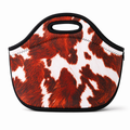 Animal Print Tote Bag with Zipper – Cute Everyday Carry Neoprene Grab & Go Bag-Multiple Print choices