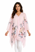Butterfly Bliss Flow Kimono – Blush Pink