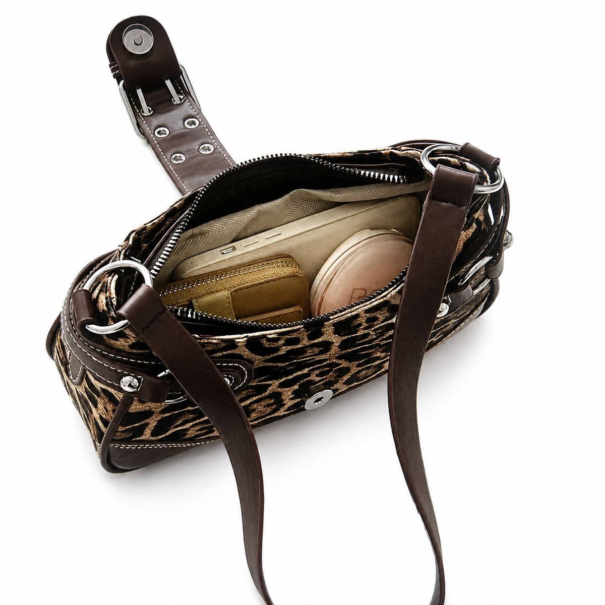 Wild Side Buckle Shoulder Bag