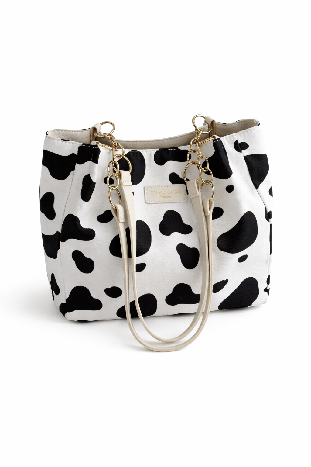 Cow Print Shoulder Bag-Western Style Handbag For Women