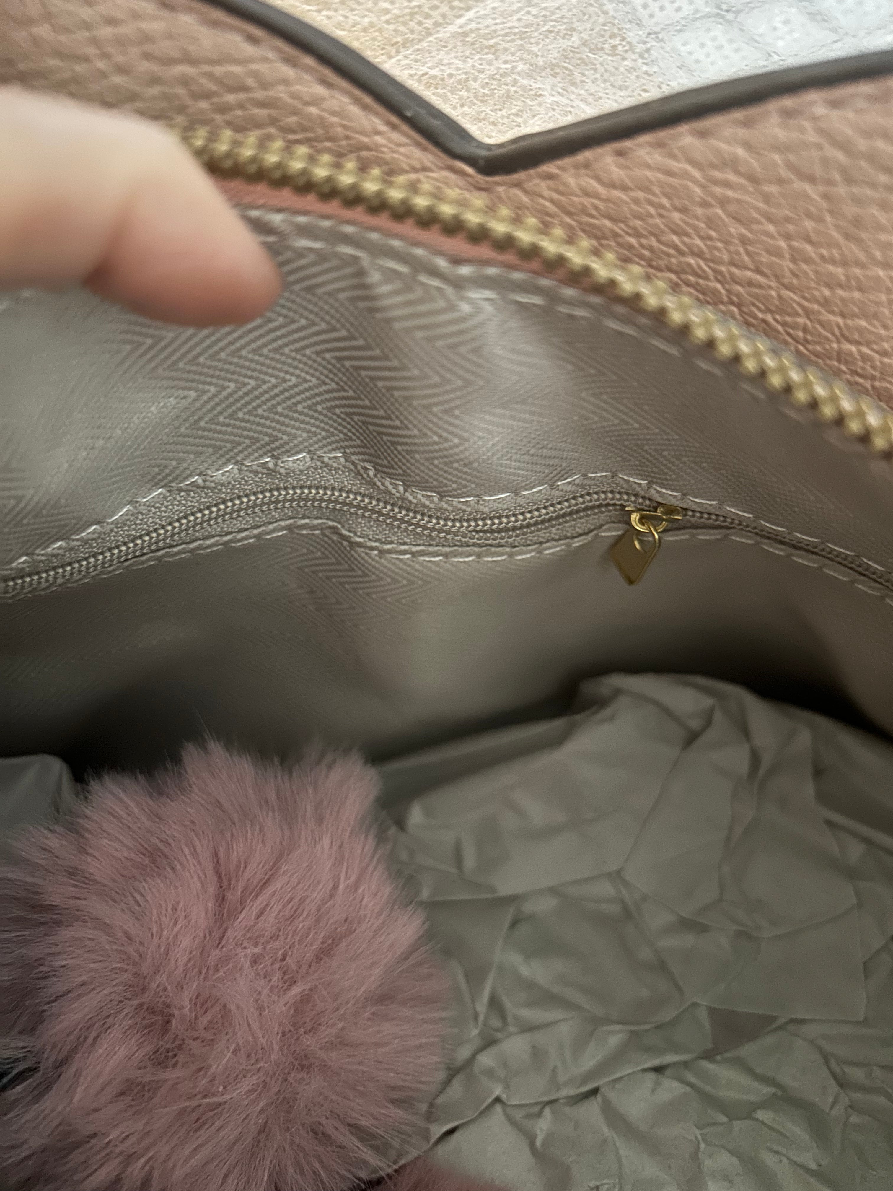 Structured Satchel Handbag for Women – Vegan Leather Crossbody Purse with Top Handles and Pom Charm