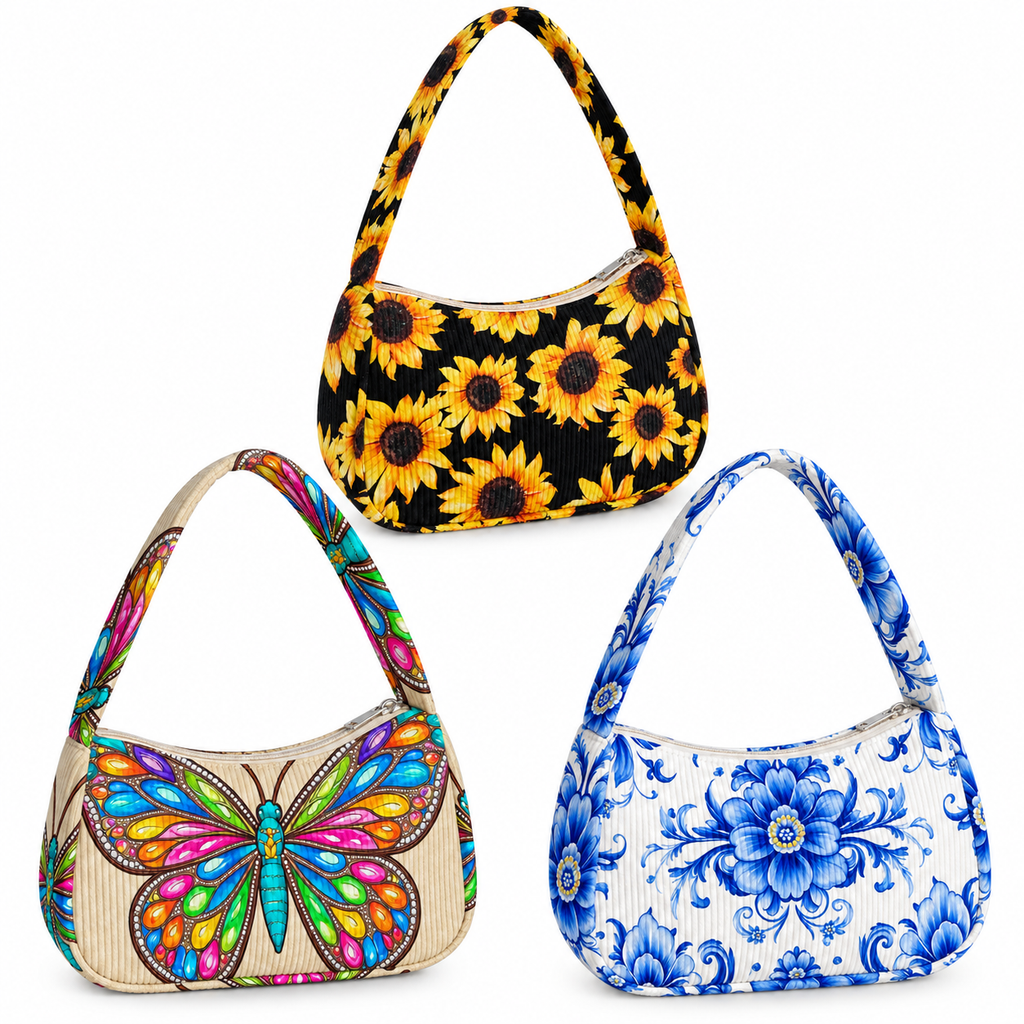 Little Lady Corduroy Shoulder Bags