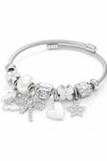 Sweetheart Sparkle Charm Bracelet